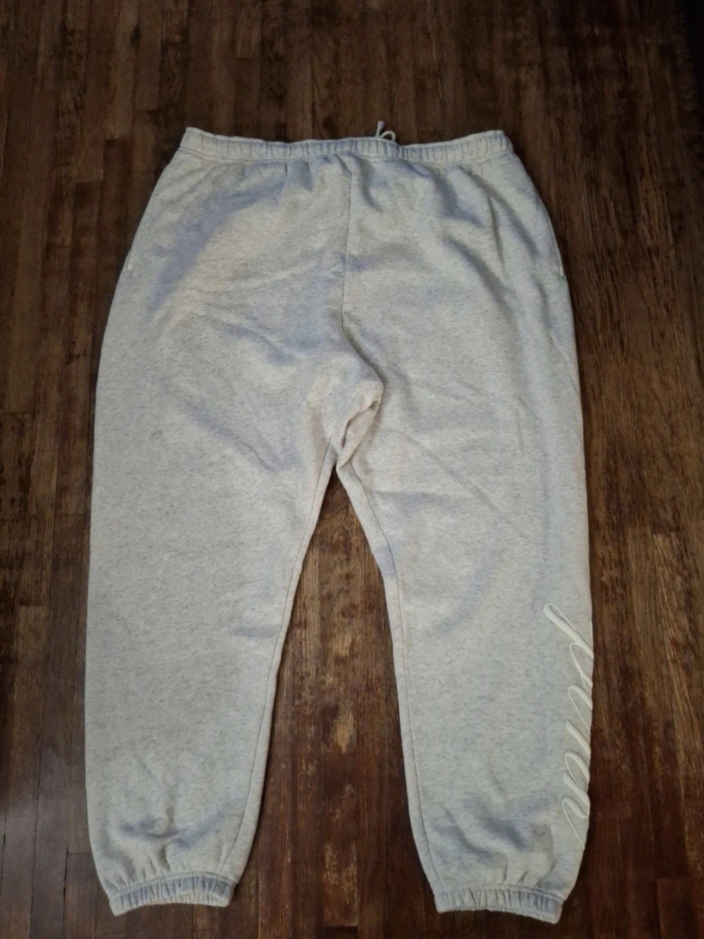 NWT Victoria's Secret Pink biege campus fleece joggers sweatpants